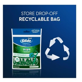 Oral-B Complete Glide Floss Picks, Scope Outlast, 75-ct