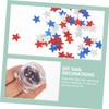 Mikinona Nail Art Sequins Stars Shape 4 Sets of Manicure