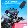 VAZESWIN Motorcycle Fork Stem Phone Mount [Vibration Dampener] Anti-Shake Motorcycle