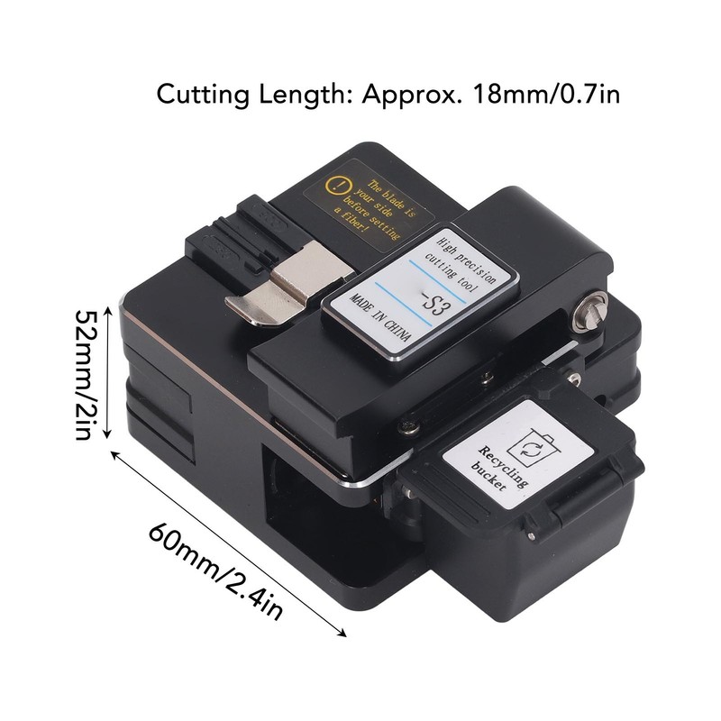 Fiber Cleaver High Accuracy Cold Welding Hot Melting Optical Fiber