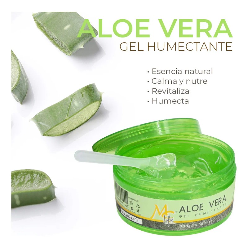 Gel Humectante Aloe Vera Mc Life Revitaliza Nutre Y Humecta