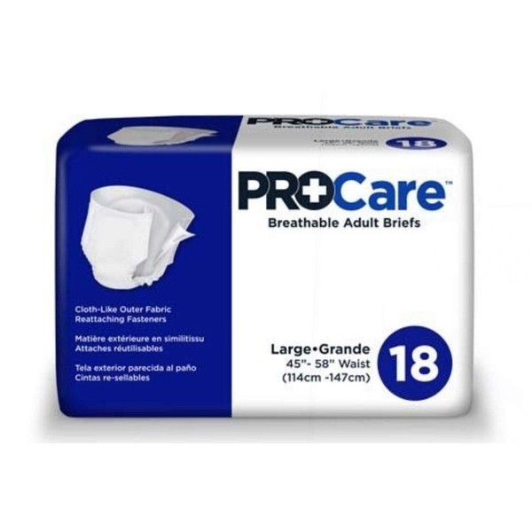 First Quality CRB-013/1 - Brief Incont Procare Lg