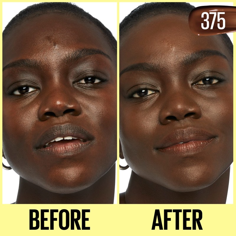 Maybelline Fit Me Tinted Moisturizer, Natural Coverage, Face Makeup, 375,