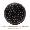 G1/2 Antique Shower Head Pressure Boosting Top Sprayer Shower Nozzle