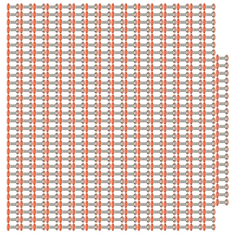 500 Sets Metal Studs Rivets 6x8mm Iron High Hardness Strong