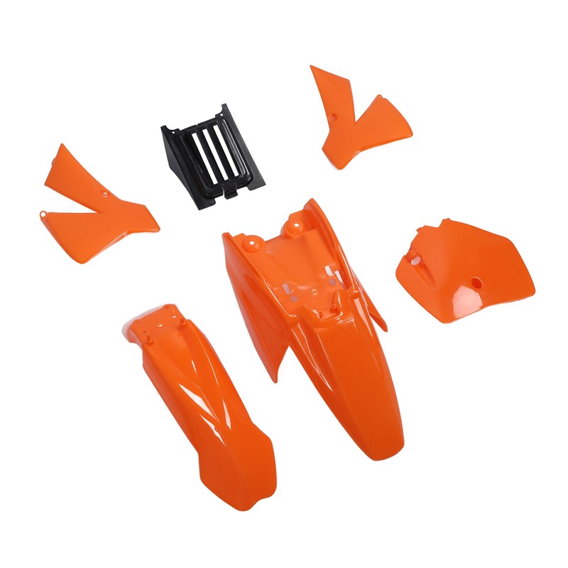 Motorcycle Fairing Cover Kit Orange Front Wheel Mudguard Splash Guard