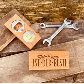 Bottle opener with spirit level dad Father's Day individual gift
