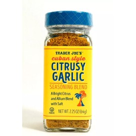 Trader Joe's Cuban Style Citrusy Garlic Seasoning Blend 2.25 Ounce Lowest Price
