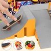 Mini Finger Skateboard DIY Skateboard Ramp and Assembly Ramp Accessories