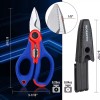 WORKPRO Electricians Scissors 6.4-INCH Professional Electrician Shears Stainless