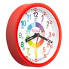 Kiddus Children's Wall Clock, Boys and Girls, Analogue Learning Clock