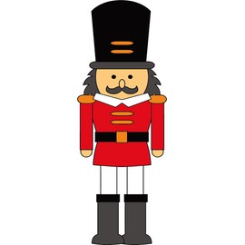 Nutcracker Soldier-1001 Sticker Decals, Laptop, Home Decoration, Car, Truck, Funny, Tumblr, Motorcycle Helmet, Bumper Sticker, Made in The U.S.A.