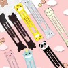 Pack of 6 Rulers 15 cm Children's Flexible/Animals Cartoon Ruler