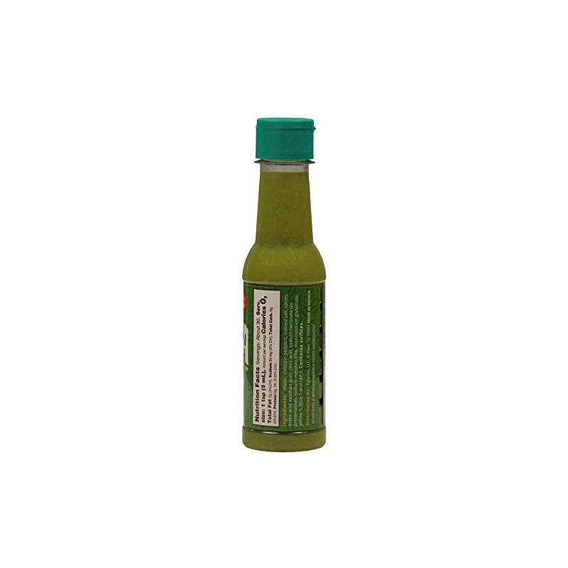 La Perrona Green Chiltepin Hot Sauce 5 Ounce Bottle |