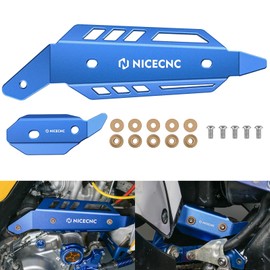 NICECNC Motorcycle Mid Exhaust Shield Compatible with Yamaha Raptor 700/R/SE/Secial 2015-2026, Blue