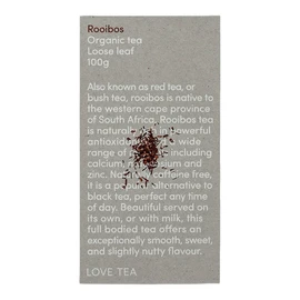 Love Tea Rooibos Loose Leaf Tea, 100g