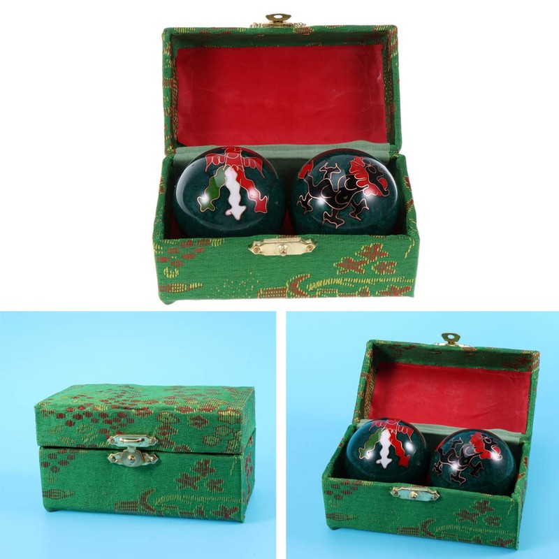 Milisten Baoding Balls Meditation Balls Exercise Massage Fitness Balls Therapy