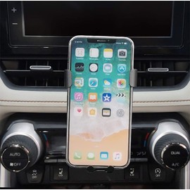 Zchan Custom (Big Phone Friendly) Phone Holder Fit for Toyota RAV4 2019-2023 (Not fit for Hybrid LE/XLE),Gravity Car Phone Stand,RAV4 Car Phone Mount in Air Vent/Dashboard Apply to 4-7 inch Phone