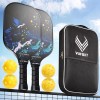 VUFOXT Pickleball Paddles Set of 2 USAPA Approved 99.99% Carbon