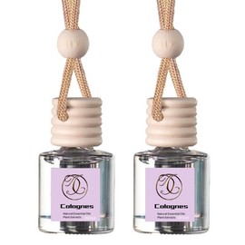 2Pack Lavender Scented Automotive Air Freshener Set, Car Accessories Decoration Hanging Scented Car Diffuser for Men Women Best Gifts