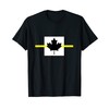 Thin Yellow Line Canadian T-Shirt