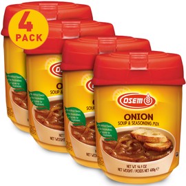 Osem Onion Soup Mix, Savory Flavor, 14.1oz (Pack of 4)