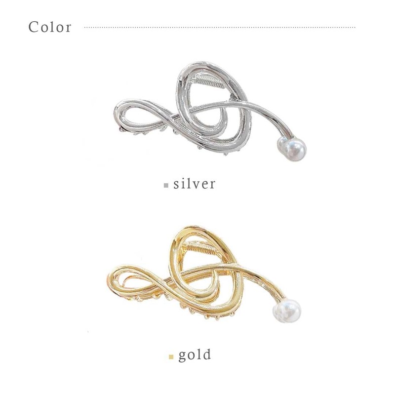 AiO JAPAN Hair Accessories, Music Notes, Hair Clip, Treble Clef,