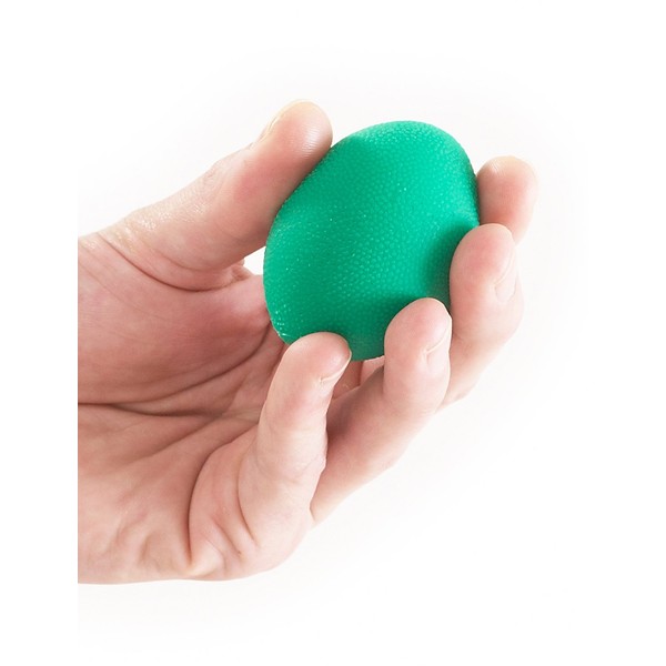 Neo G Hand Rehabilitation Silicone Ball - 3 Resistance Levels - Helps Improve Hand Grip, Mobility & Function, Strengthen Fingers, Hands & Wrist/Forearm – Class 1 Medical Device – Green = Soft