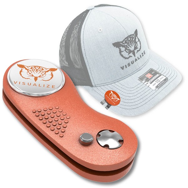VISUALIZE Premium Golf Divot Repair Tool Kits with Ball Marker-