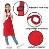 TopTie Kids Aprons with Pocket & Adjustable Strap, Child Chef