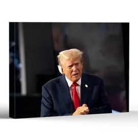 GUN SUPPLIES OUTLET LLC Donald Trump's ear injury bandaged, Assassination Attempt Never Surrender, The President's Man Donald J. Merchandise, Keep Fighting Fist Pump Photo, 24x36 in