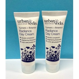 Urban Veda 2x Urban Veda Radiance Day Cream  Turmeric + Botanics .3 Oz /10ml Each - New
