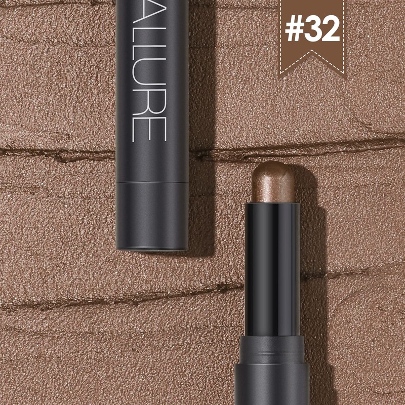 FOCALLURE Shimmer and Matte Cream Eyeshadow Stick,Smooth Brilliant Eye Brightener