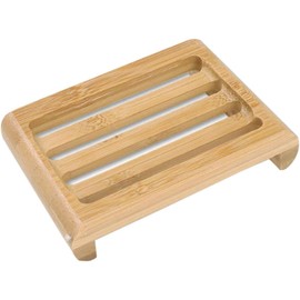 Bamboo Soap Dish, Wooden Soap Dispenser for Bathroom, Kitchen, Dining Room, Bedroom, Living Room, Bedside Table