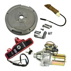 LYNICESHOP Engine Electric Start Kit Flywheel Ignition Box Kit Fit for Hon-da GX160 GX200/GX390 GX340,USA Stock (GX390 GX340)