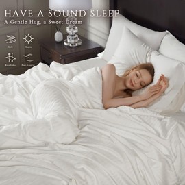 SilKicah Mulberry Silk Comforter King Size, 100% Natural Mulberry Silk Filled Duvet Breathable Lightweight Pure Silk Quilt for Summer Season(102"×90")