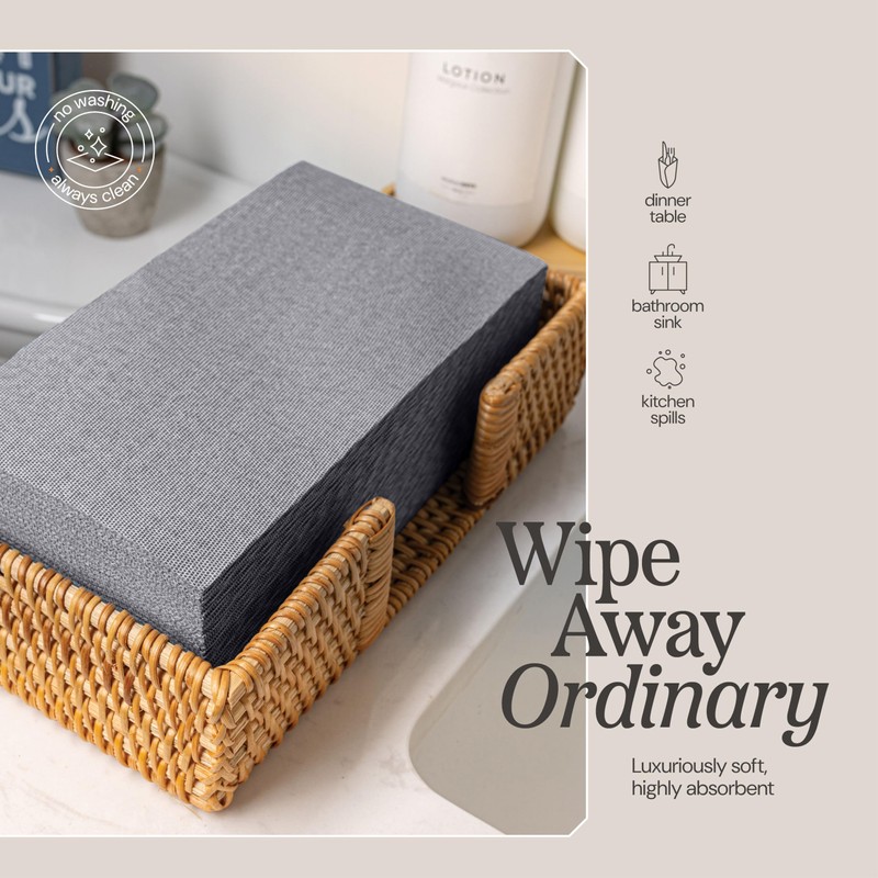 200-pack Naperee Premium Cloth-Like Disposable Paper Dinner Napkins - Made