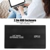 Hard Drive Enclosure 2.5in 4TB LED Indication Aluminum Housing Hot