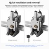 xirbbo TZ-A1 Stainless Steel Nozzle 0.4mm A1 Mini a1 Hotend,Removable