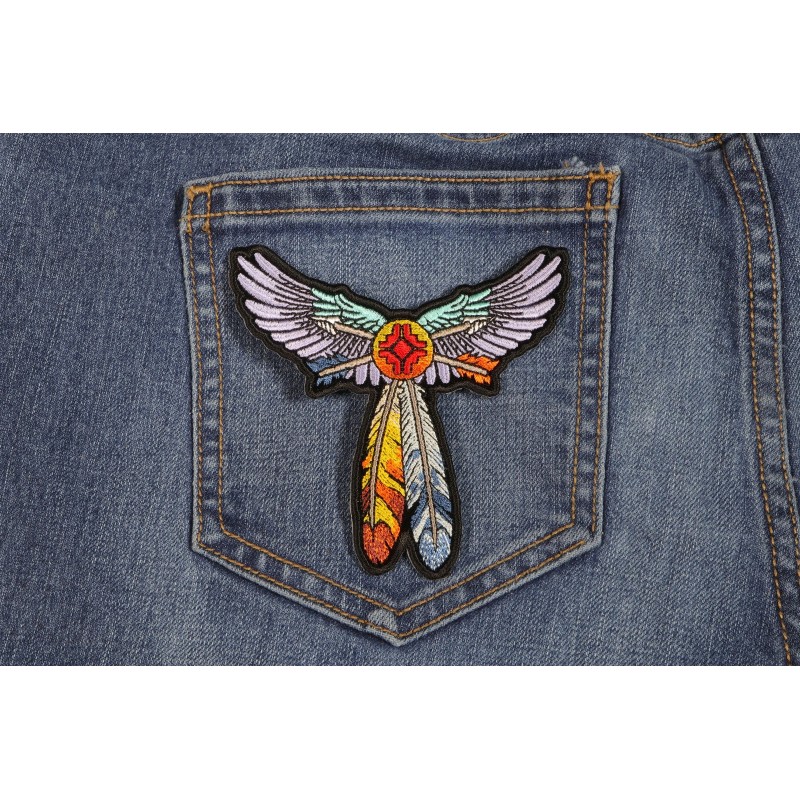 Ivamis Winged Feathers Patch - 4x4 inch - P5706