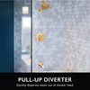 Design House 583898 Pull-Up Tub Diverter Spout, Satin Gold