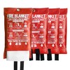 KingtooSize KingtooSize Fire Blanket for Kitchen and Home,40" x 40",