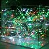 Christmas Lights White Green Red String Lights, 4 Pack Totel