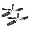 4Pcs Motorcycle LED Turn Signal Lights Mini Front Rear Indicator
