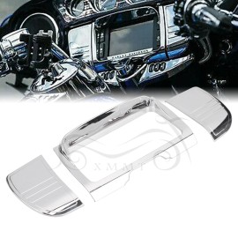 Unbranded Chrome Tri Line Stereo Trim Cover For Harley Touring Models Electra Street Glide