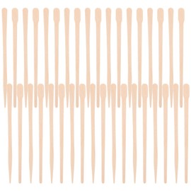 Beavorty 200 Pcs Eyebrow Wax Sticks Wooden Waxing Sticks Wax Applicator Sticks Eyebrow Lip Nose Wax Sticks for Hair Removal Spa Home Use Facial Body Small Wax Sticks