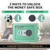 Bostra Fireproof Safe Box with Sensor Light & Fireproof Bag,