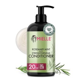 Mielle Organics Rosemary Mint Strengthening Hair Conditioner for Women & Men - Biotin Infused Detangling & Hydrating Conditioner to Increase Manageability & Support Longer, Healthier Strands, 20 oz