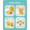 Baffect Small Movie Night Snack Trays 64pcs for Back to