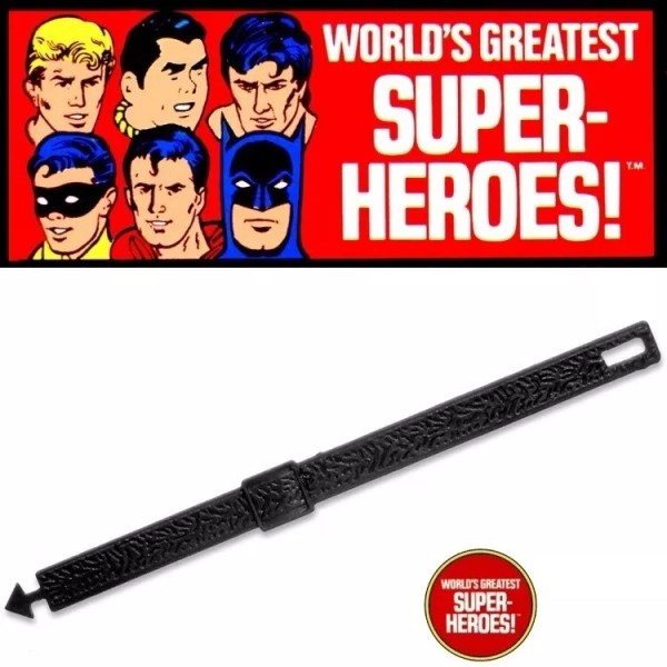 Mego Captain America Custom Black Belt for WGSH 8” Action